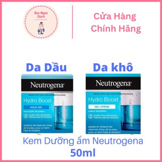Dưỡng ẩm Neutrogena Water Gel và Gel Cream Hydro Boost 50ml