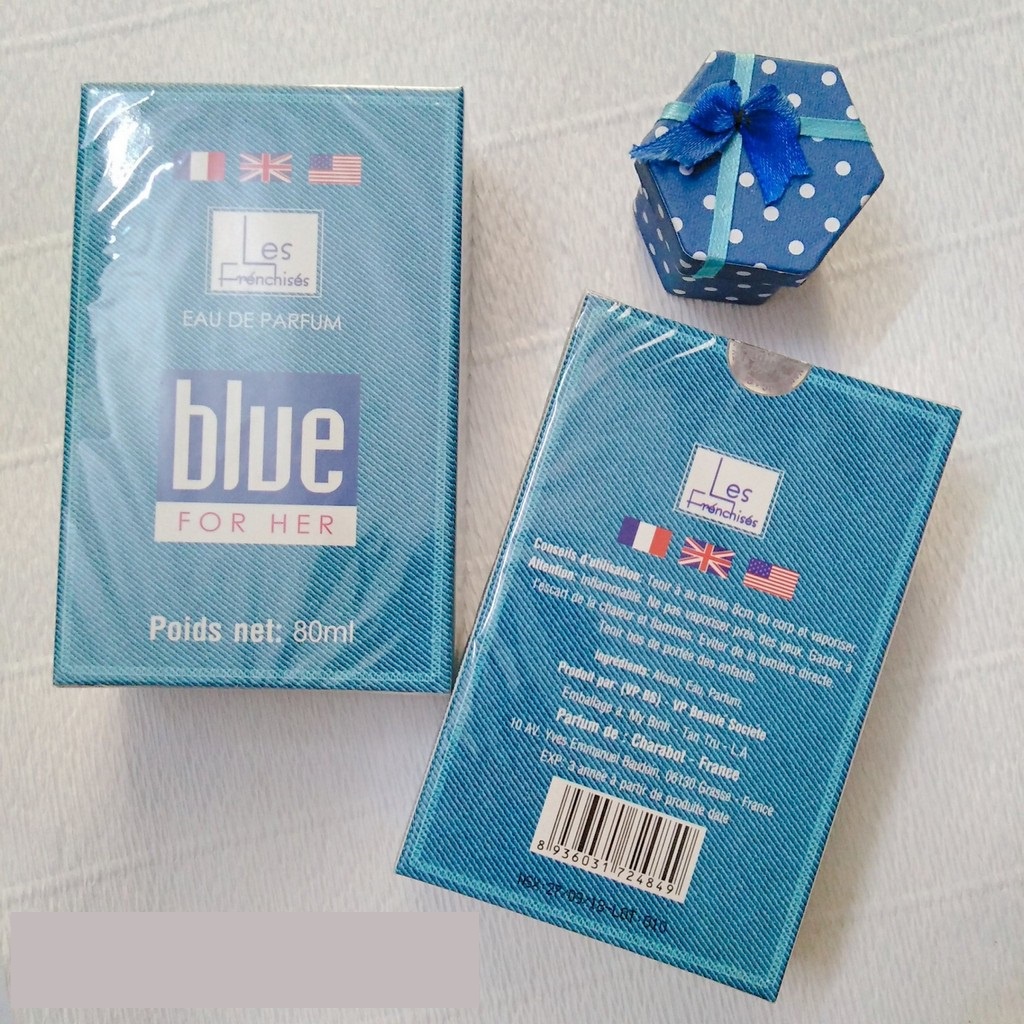 Nước hoa Nam/Nữ Les Frénchisés Blue 80ml chính hãng