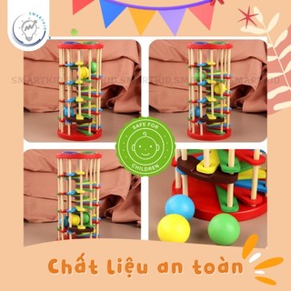 Đồ chơi gỗ đập bóng lốc xoáy - Đồ chơi trí tuệ cho bé 2+