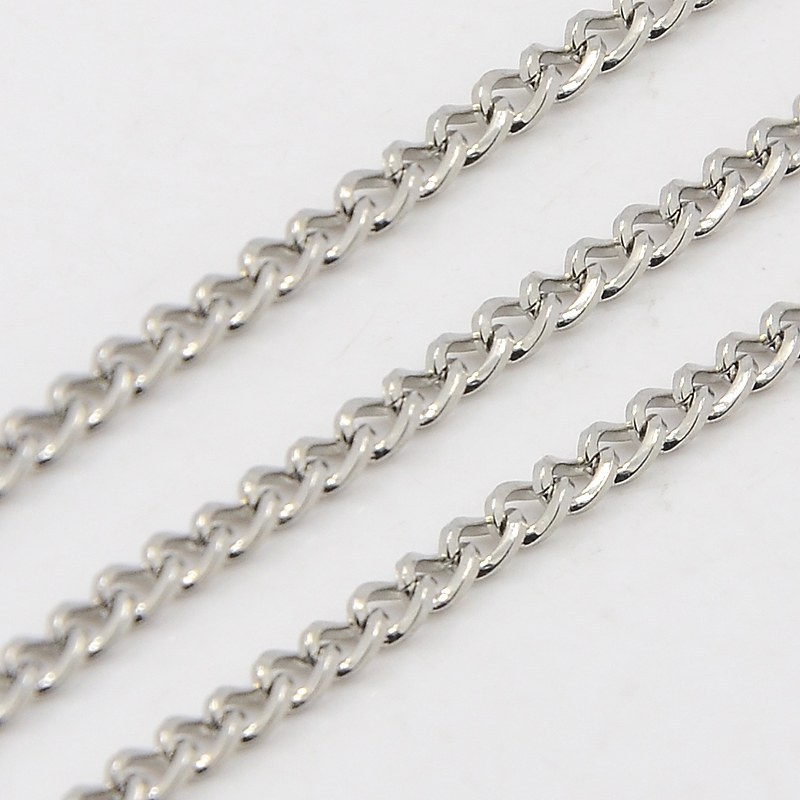 Dây Xích Xoắn Bằng Thép Không Gỉ 304 1-10m Nhiều Màu Sắc Dùng Làm Trang Sức Thủ Công