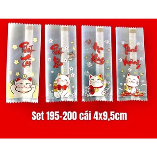 Túi đựng kẹo nougat tệp 200 chiếc