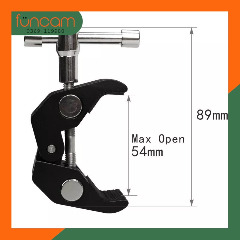 Kẹp càng cua cho máy ảnh, studio