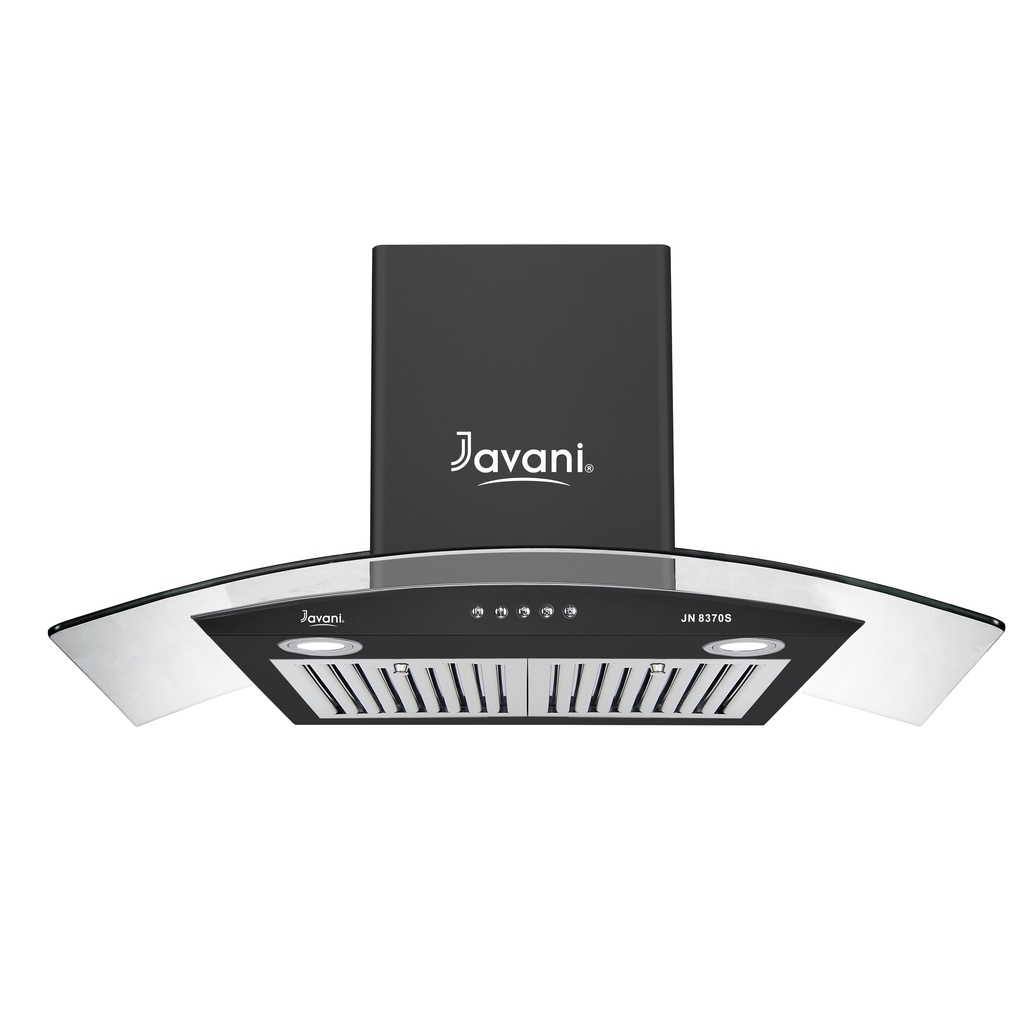 Máy Hút Mùi Javani Kính Cong JN 8370S/8390S - Động cơ Tuabin siêu bền - Công nghệ chuẩn Châu Âu - Bảo Hành 24 Tháng