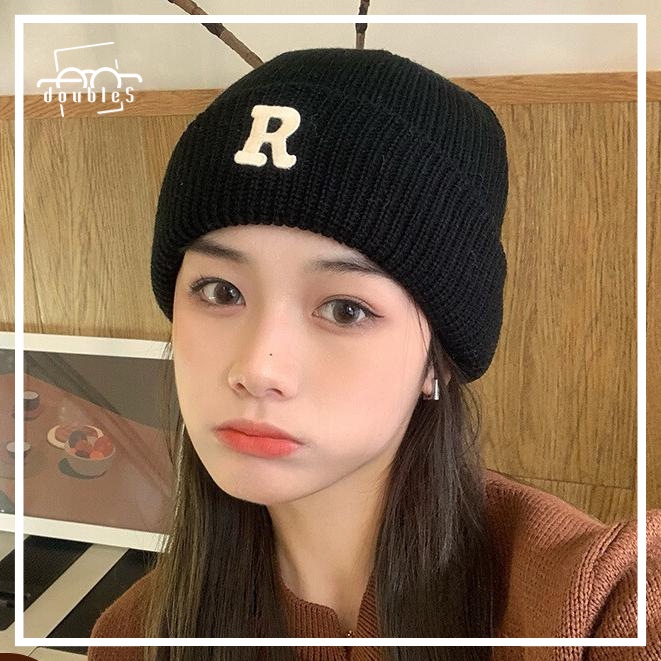 Mũ Len Beanie 100% Cotton Thời Trang Thu Đông Cho Nam Nữ