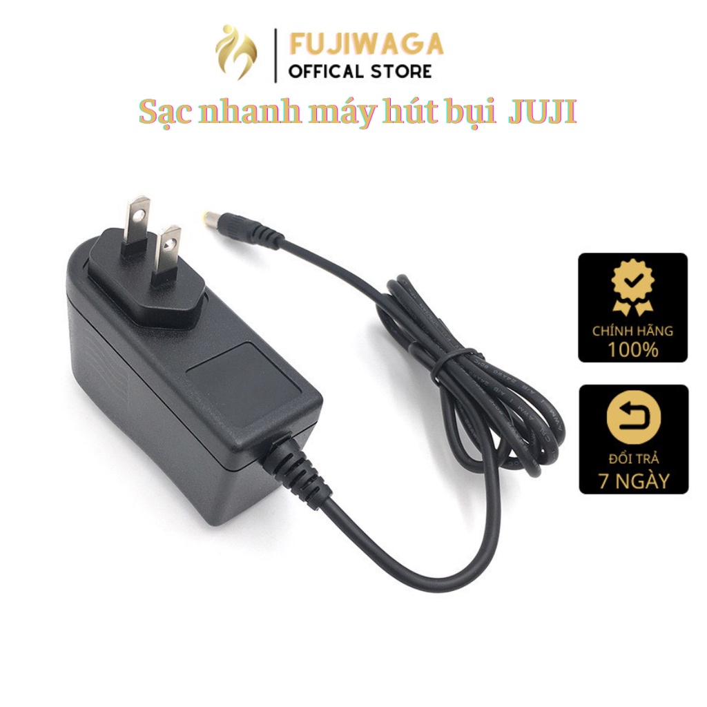 Sạc nhanh máy hút bụi FUJI tự động ngắt điện khi đầy pin, chống chai pin, chống cháy nổ, có đèn LED