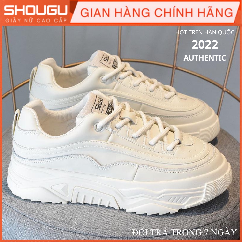Giầy thể thao đế độn nữ phong cách hàn quốc ( chính hãng SHOUGU ) mã s26_5 mẫu mới 2022