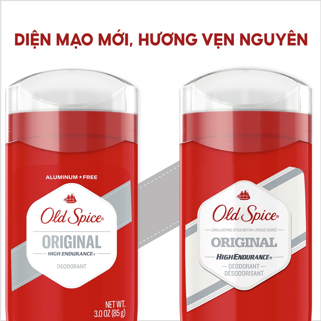 Combo đôi Sáp khử mùi Old Spice Stick Original 85g/chai