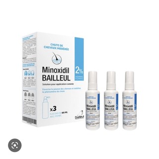 Xịt mọc tóc giảm rụng tóc sét 3 lọ 60ml monoxidil bailleul 2%