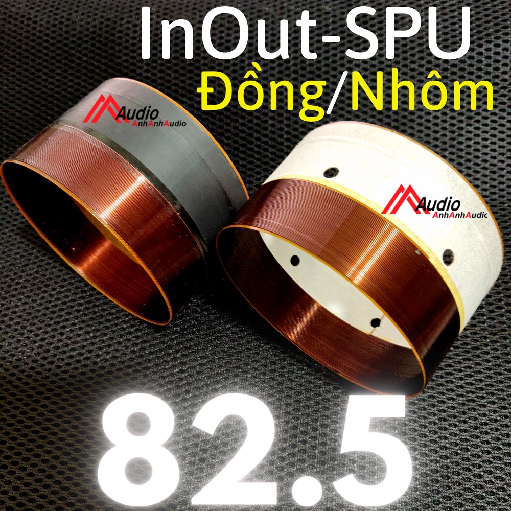 coil 82.5 quấn 1 lớp trong 1 lớp ngoài , coil loa bass In Out