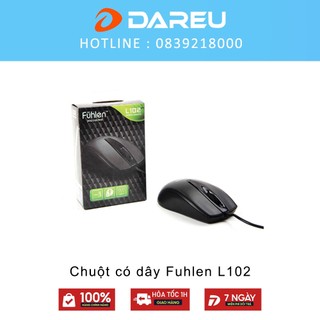 Chuột có dây Fuhlen L102 - Tem ninza chính hãng - Bảo hành 24 tháng