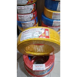 10 mét dây điện đôi mềm hình ovan 2 vỏ bọc pvc cadivi kích thước 2 x 30