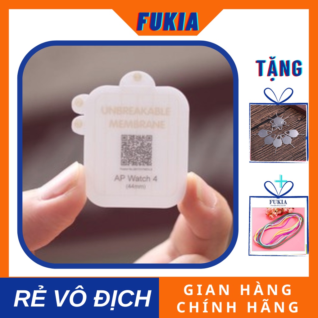 Miếng dán dẻo skin PPF tự phục hồi trầy xước cho đồng hồ thông minh Series 1/2/3/4/5/6/7/SE size 38/40/41/42/44/45mm