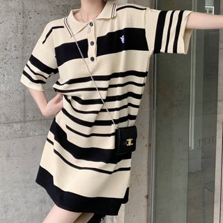 Váy liền sọc rộng rãi mùa hè