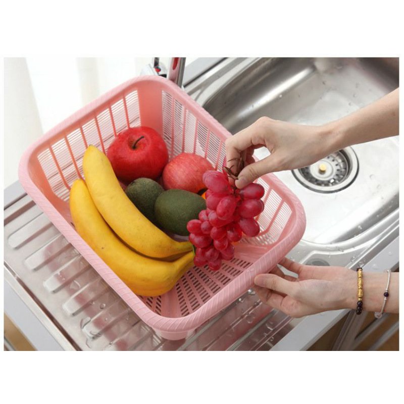 Rổ nhựa vuông có nắp Việt Nhật