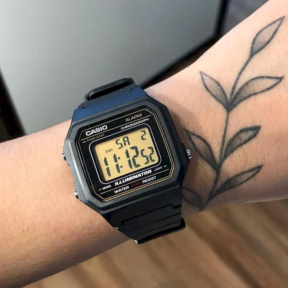 Đồng Hồ Nam Casio W-217H-1AVDF Dây Nhựa - Chống Nước 50m - Pin 7 Năm