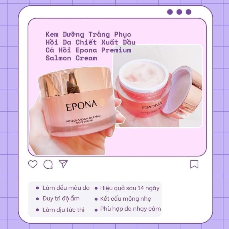 KEM DƯỠNG TRẮNG - CẤP ẨM CHUYÊN SÂU EPONA