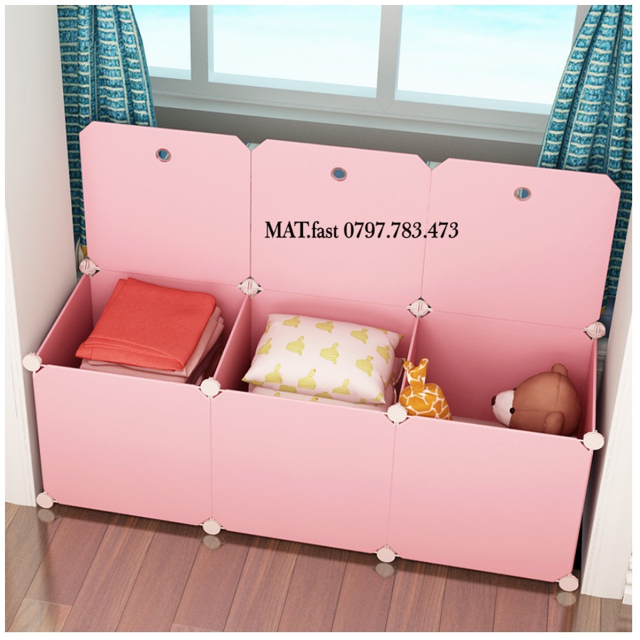 TỦ NHỰA LẮP GHÉP Ô ĐỰNG ĐỒ CHƠI QUẦN ÁO SÂU 37CM bảo hành 1 năm