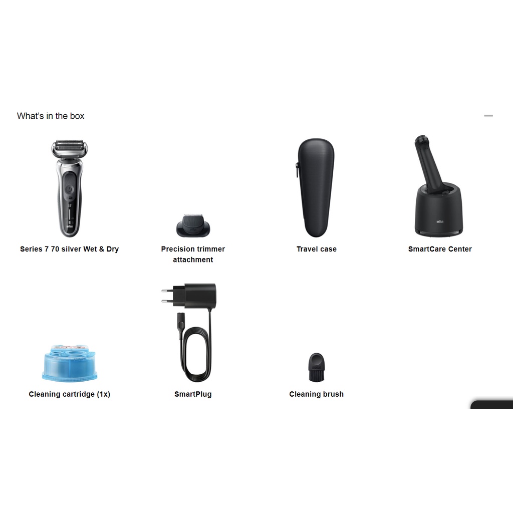 Máy Cạo Râu Braun Series 7 Flexible, Chính Hãng | Bảo Hành 2 Năm