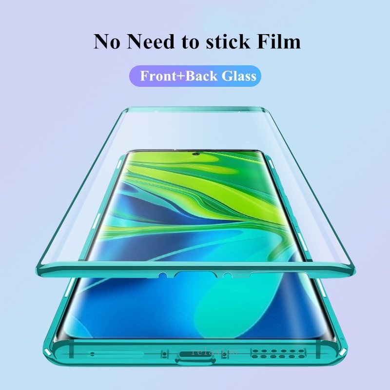 Ốp Điện Thoại Kính Cường Lực Hai Mặt Viền Kim Loại Chống Sốc Cho Oppo Reno 8 7 7Z 8Z Reno7 Z Pro 7Pro Reno8 Z 5G 4G