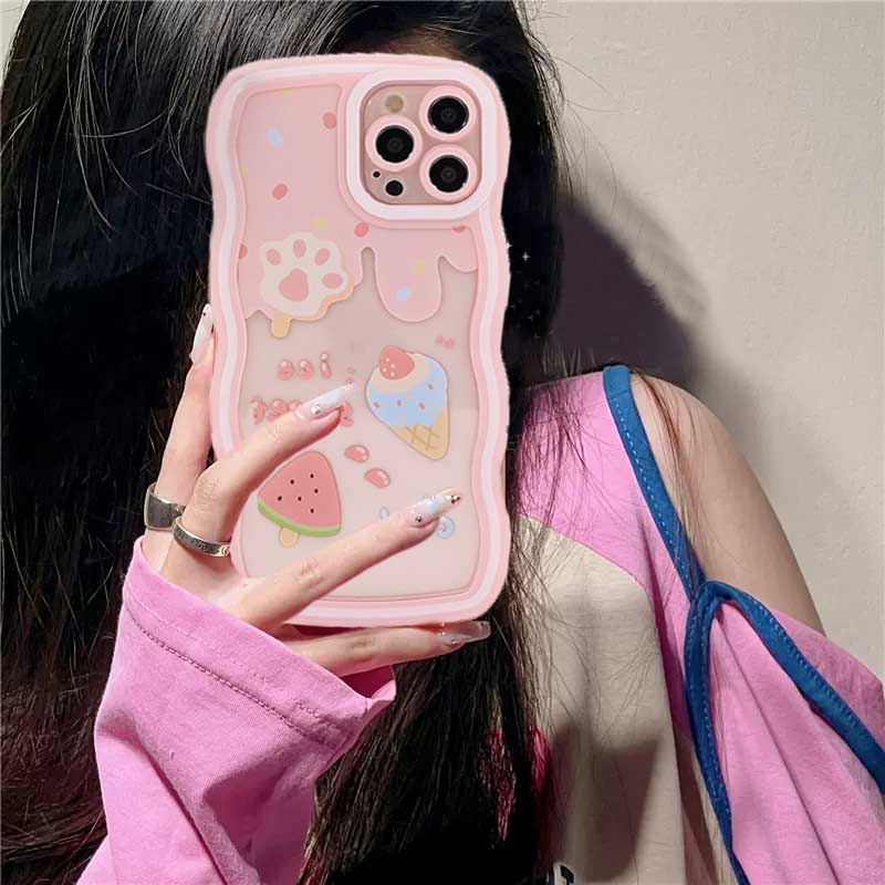 Ốp Điện Thoại TPU Viền Gợn Sóng Cho Realme C30 C31 C35 C21Y C25Y C21 RealmeC11 C25 C17 C15 C12 C3 C2 Realme 8i 7i 5 5i 6i 7 Pro