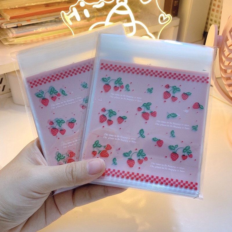 Set 50 túi đựng bánh kẹo/quà tặng size 10x10cm hoạ tiết dễ thương nhiều màu