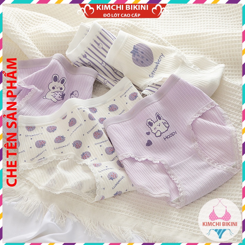 quần silit nữ cotton vải mềm cao cấp KIMCHIBIKINI quần xì nữ dễ Thương mềm mại thoáng mát siêu đẹp QL031