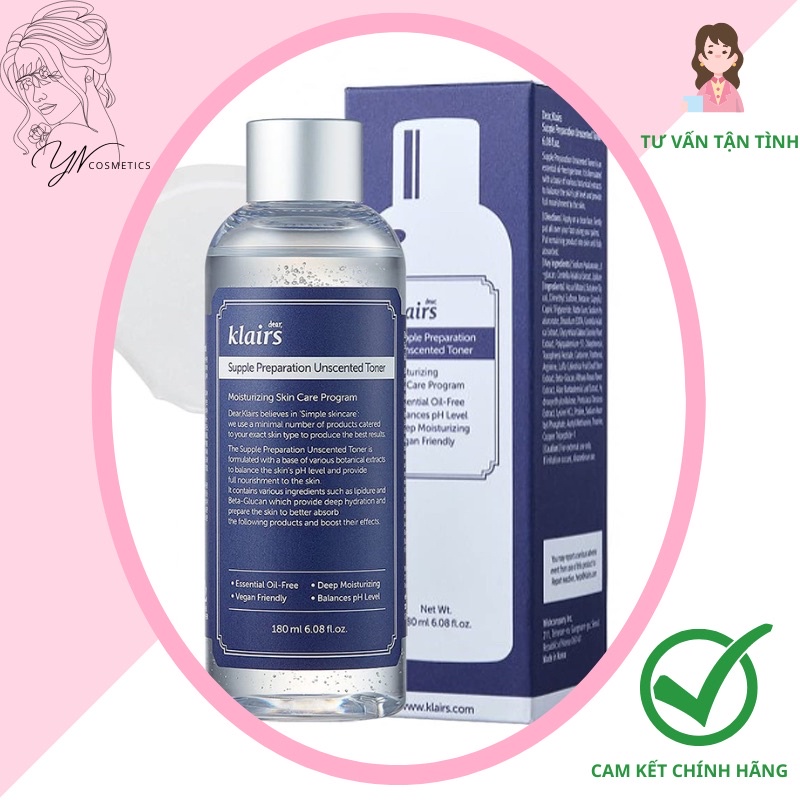 Tonner Klairs không mùi 🌸 YN COSMETICS