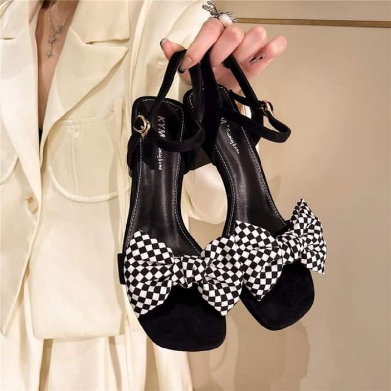Sandal giả sườn vuông 3p có big size