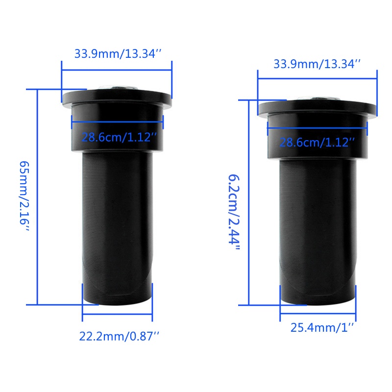 QQ Đầu Nối Mở Rộng Ống 22.2 / 25.4mm Sang 28.6mm Chuyên Dụng