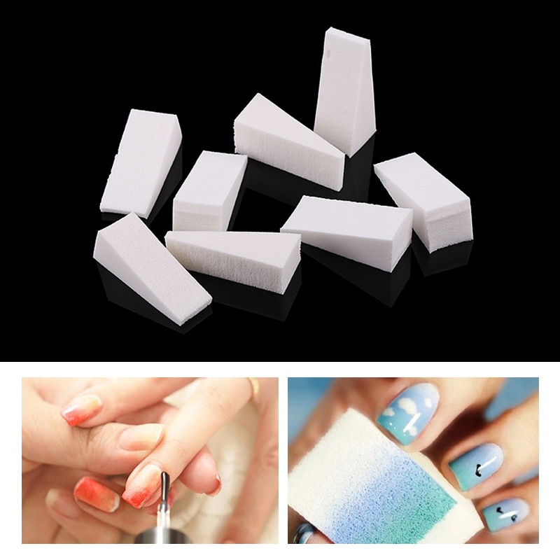 Mút Xốp Đắp Móng Tay Màu Gradient Bầu Trời Đầy Sao Sáng Tạo Cho Nữ