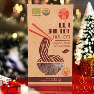 Bún Gạo Lứt Hữu Cơ Bích Chi eat clean hộp 200gr