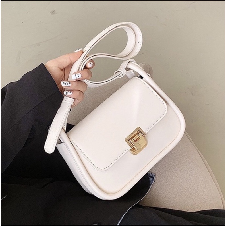 Túi xách nữ, túi kẹp nách khoá gập siêu xinh,siêu dễ thương