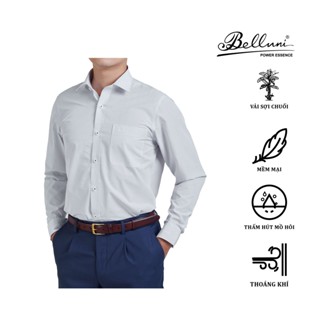 Áo sơ mi nam dài tay BELLUNI vải sợi chuối mềm mại - ABD.BAN.BE.173.V5