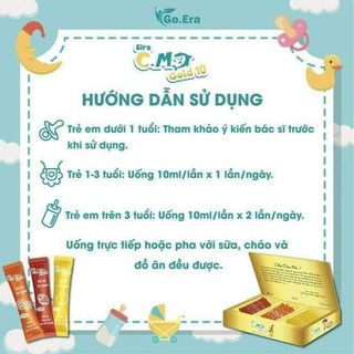 (Chính hãng) Siro Cá mập Gold 10  mẫu Mới 3 vị