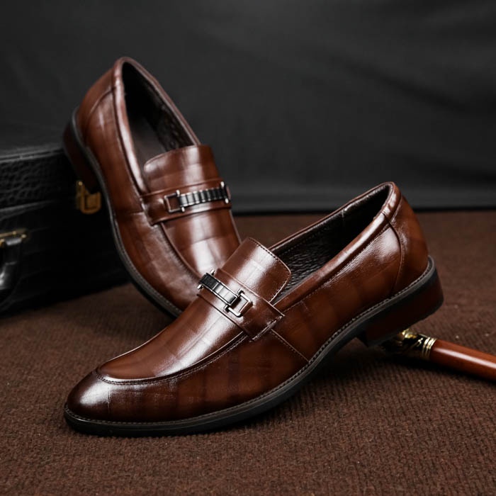 Giày nam đẹp da thật Manzano phong cách công sở sang trọng M66635
