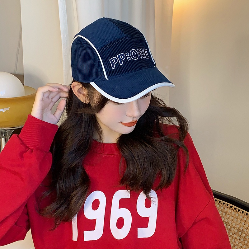 Mũ Lưỡi Trai Mềm Thêu Chữ Phong Cách Nhật Bản Thời Trang Cho Nam Nữ