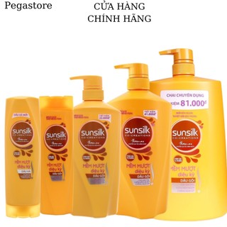 Dầu gội đầu sunsilk mềm mượt diệu kỳ 320g /170g/ 650g/900g/1.4l dầu xả sunsilk 320ml