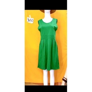 đầm thun xanh lá size L. S580