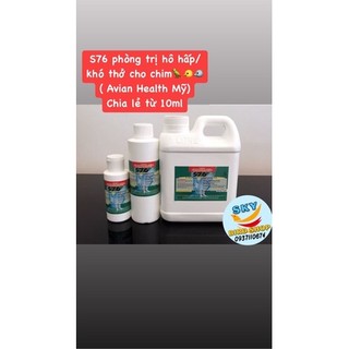 S76 trị rận mạt cho chim mỹ date t10/2025 mới nhất hiện tại