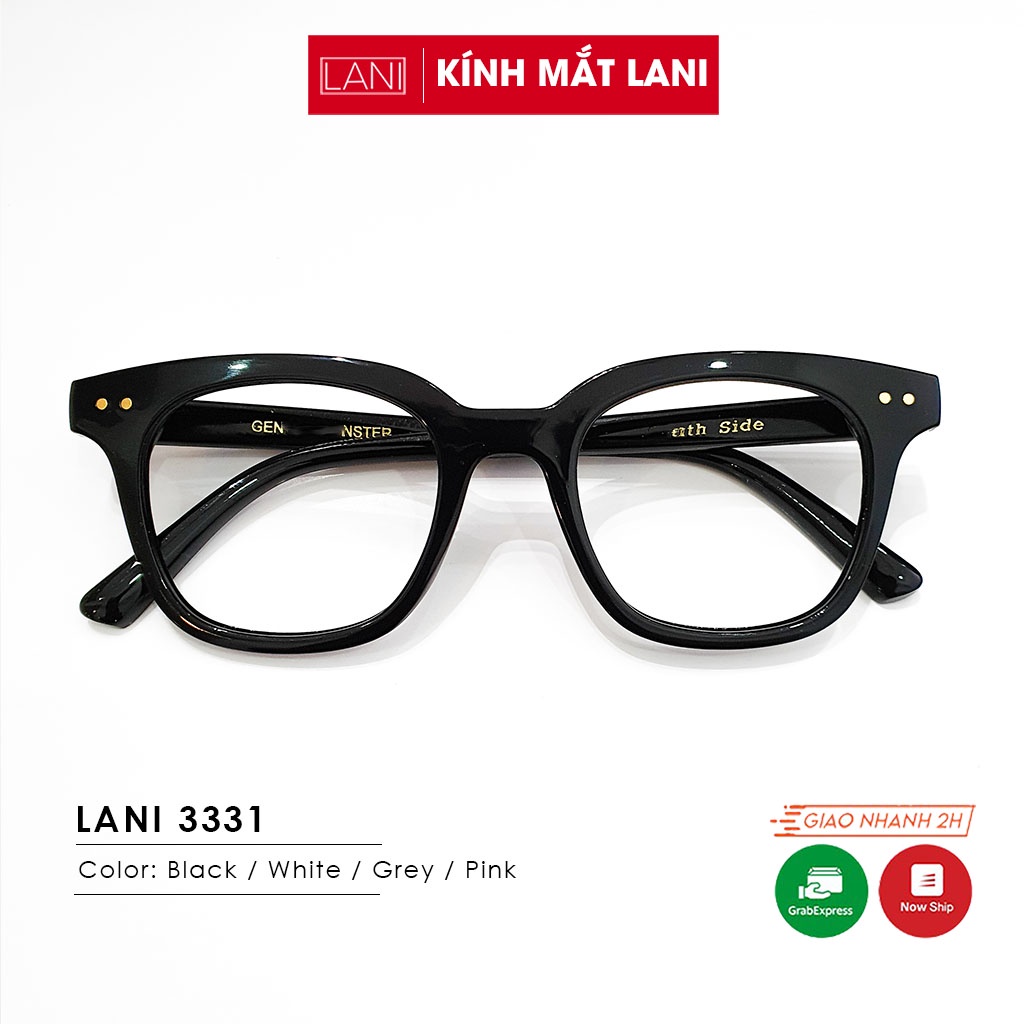 Gọng kính vuông bản to chữ V LANI Rep 3331- Lắp cận theo yêu cầu