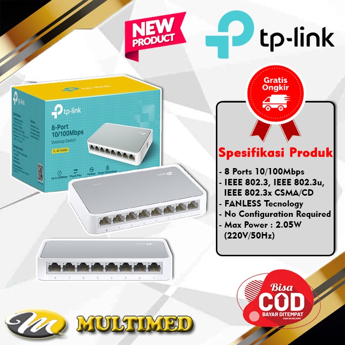 Công Tắc HUB 8 Cổng Tp-link Chất Lượng Cao