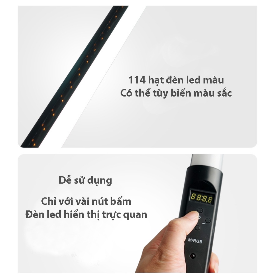 Đèn LED thanh RGB 50cm 16 triệu màu