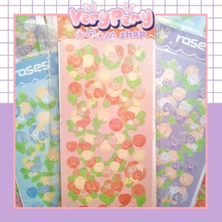 Tấm Sticker Hoa Hồng Trang Trí Toploader, Khung Ảnh