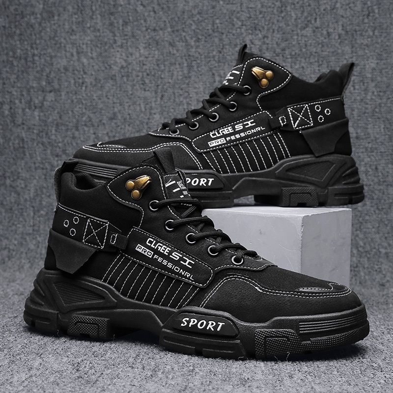 Giàycao cổ namphong cách độc lạ trẻ trung hiện đại, chất liệu mềm êm chân - Mã sản phẩm: 1699