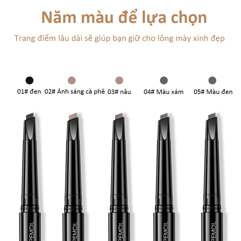 Bút kẻ lông mày FEPO chống thấm nước lâu trôi màu sắc tự nhiên