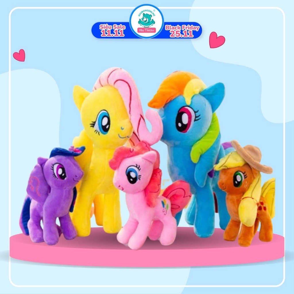 Ngựa Pony Bông, Thú Nhồi Bông Ngựa Pony Tinh Nghịch