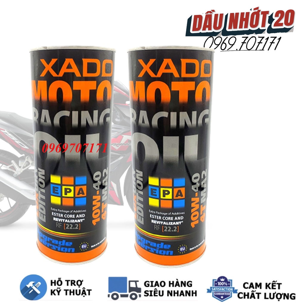 [Phiên bản mới 22,2] Dầu nhớt tổng hợp cao cấp Xado Racing New Version (RF 22.2)