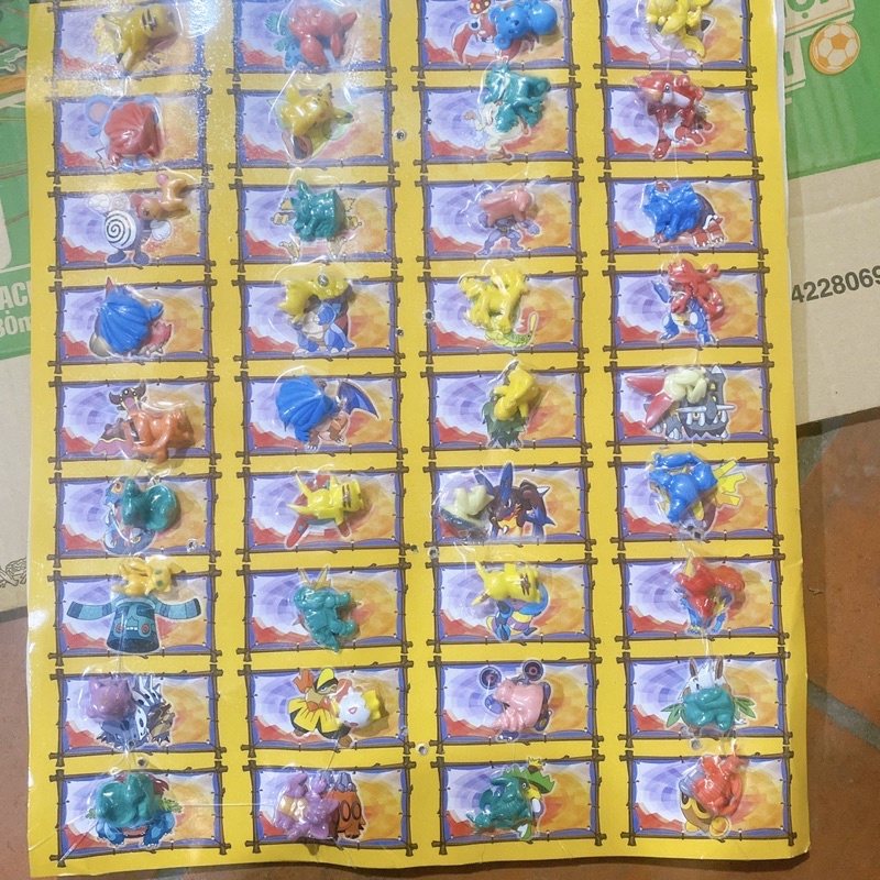 vỉ 36 con pokemon các cỡ siêu đẹp