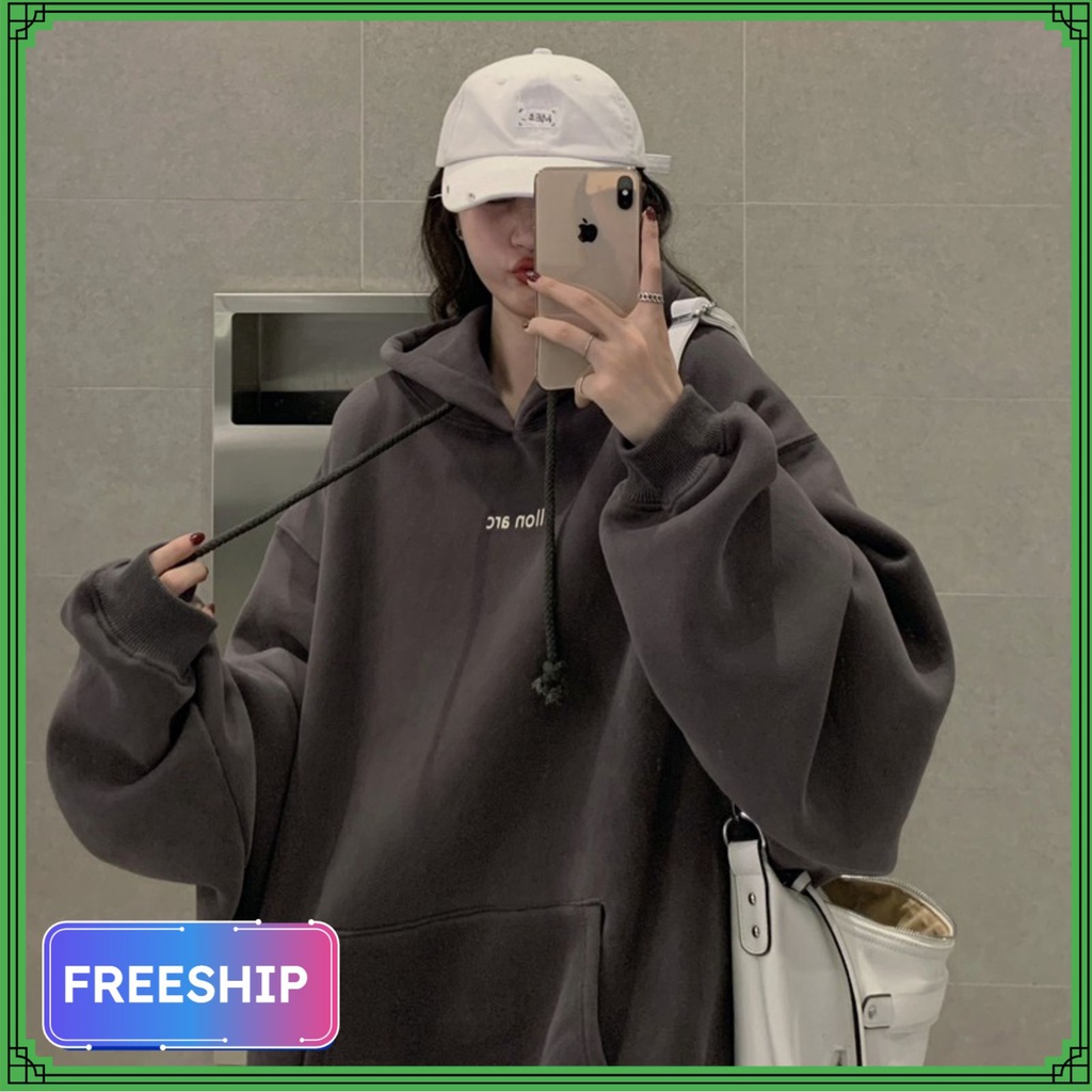 Áo hoodie nữ form rộng nỉ dày có mũ unisex mặc nhà đi chơi đi học ulzzang hàn quốc Bemine WM TOP 286 | BigBuy360 - bigbuy360.vn