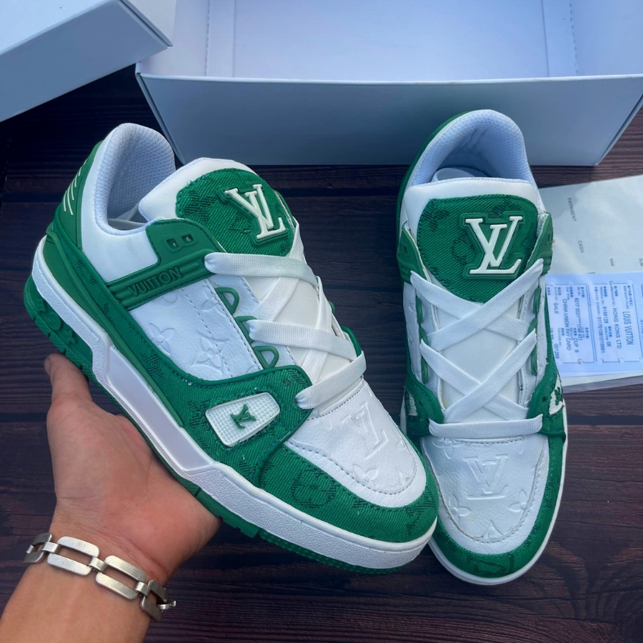 Giày sneaker LV Trainer hàng QCCC